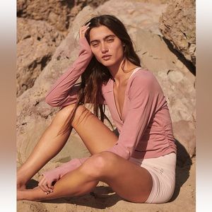 Free People Hot Shot Wrap Long-Sleeve Layer